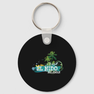 El Nido Palawan Phillipines Vacation Souvenir Tee  Key Ring