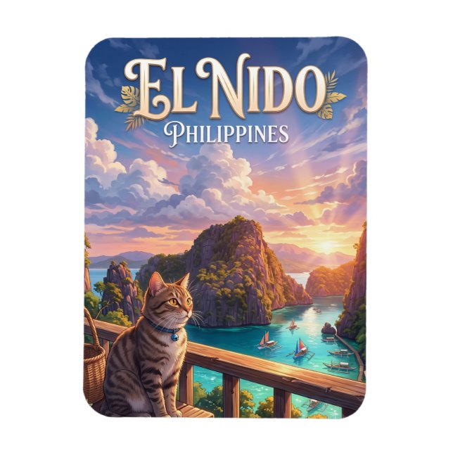 El Nido Philippines Magnet (Vertical)