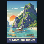 El Nido Philippines Travel Magnet<br><div class="desc">El Nido, located on the northern tip of Palawan Island in the Philippines, is renowned for its stunning limestone cliffs, crystal-clear turquoise waters, hidden lagoons, and white-sand beaches. Often described as a tropical paradise, it serves as the gateway to the Bacuit Archipelago, a group of over 40 islands and islets,...</div>