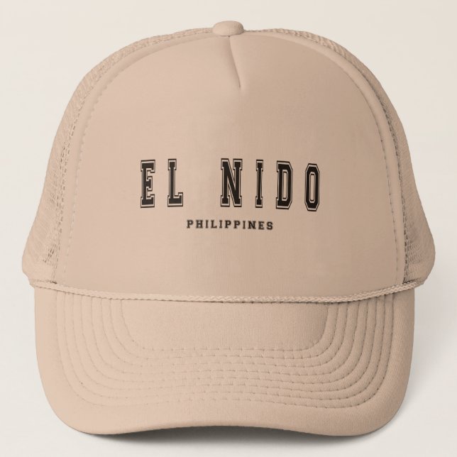 El Nido Philippines Trucker Hat (Front)