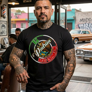 El Padrino Mas Chingon Mexican Mexico Print pride  T-Shirt