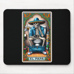 El Papa Latino Tarot Card Spanish Doing Dad Father Mouse Pad