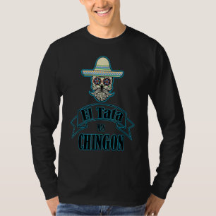 El Papa Mas Chingon Mexican Flag Cool Dad Regalo T-Shirt