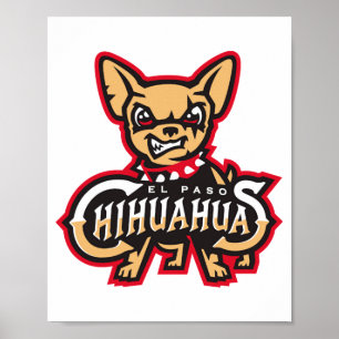 El Pas0 Chihuahuas Baseball Baseball T Shirt  Poster