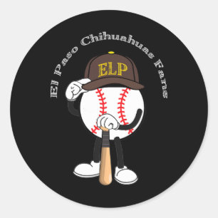 El Paso Chihuahuas_sd_milb_001 Classic Round Sticker
