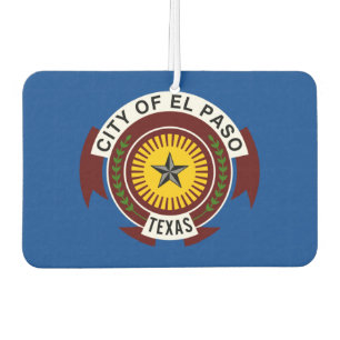 El Paso city flag Car Air Freshener