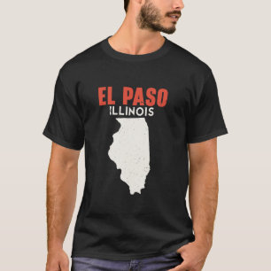 El Paso Illinois USA State America Travel Illinois T-Shirt