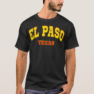 El Paso State of Teas Sporty Aesthetic Design E T-Shirt