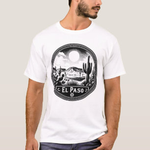 El Paso Texas Desert Cactus Plants Adventure T-Shirt