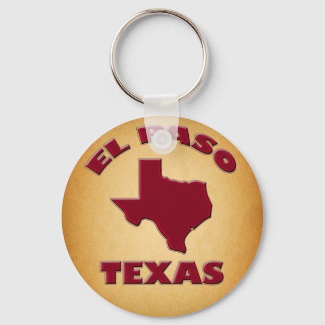 EL PASO, TEXAS KEY RING (Front)