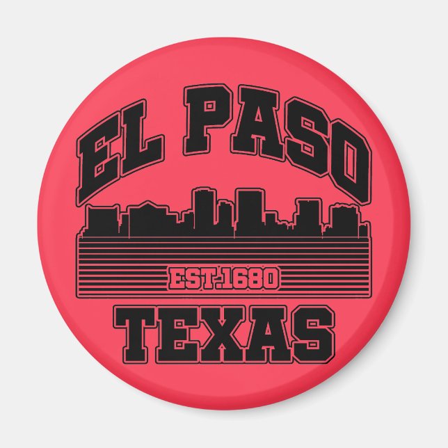 El Paso,Texas Magnet (Front)