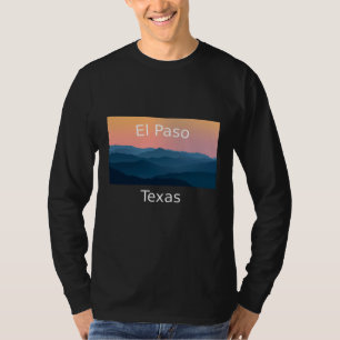 El Paso Texas Mountain sunset hometown T-Shirt