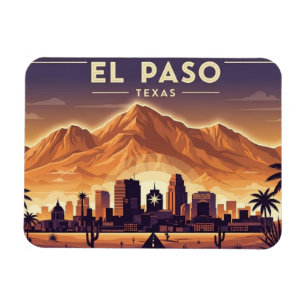 El Paso Texas Travel Magnet
