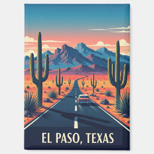 El Paso Texas Travel Magnet