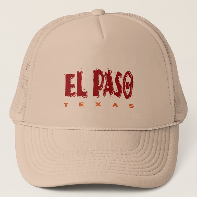 EL PASO, TEXAS TRUCKER HAT (Front)