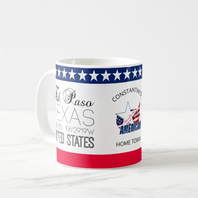 El Paso, Texas, United States elegant Coffee Mug (Front Left)