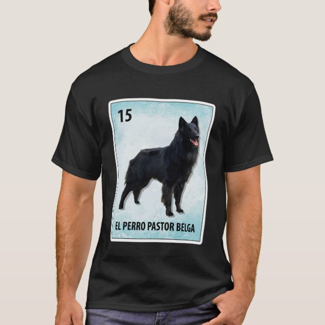 El Perro Pastor Belga Mexican Belgian Sheepdog Car T-Shirt (Front)
