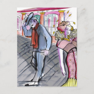 El Piropo Tango Postcard