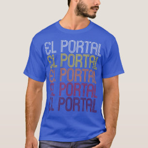 El Portal, FL  Vintage Style Florida  T-Shirt