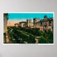 El Prado from West Gate, Balboa Park