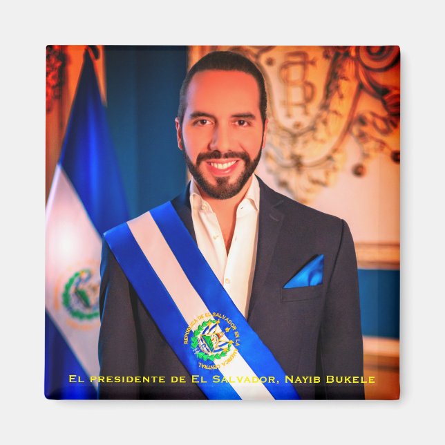 El presidente de El Salvador, Nayib Bukele Magnet (Front)