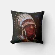 "El Reno Chief" Throw Pillow