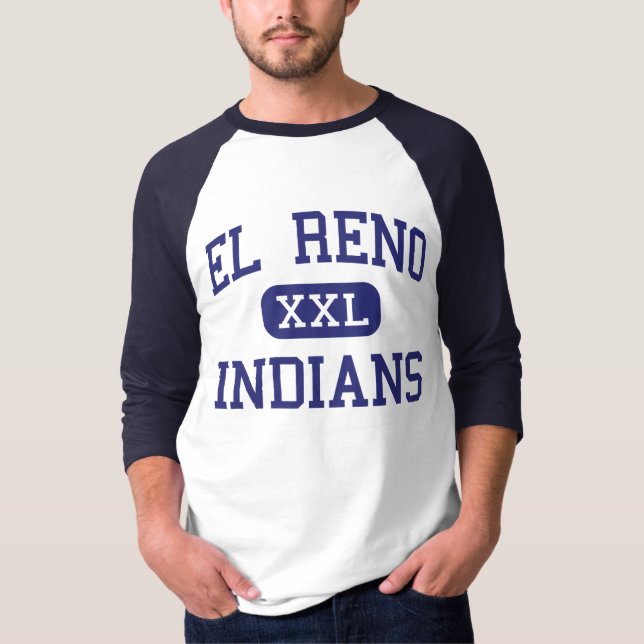 El Reno - Indians - Senior - El Reno Oklahoma T-Shirt (Front)