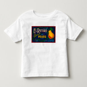 El Retiro Pear Crate Label Toddler T-Shirt