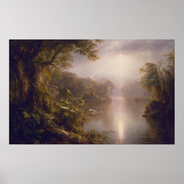 El Rio de Luz - Frederic Church Fine Art Poster (Front)