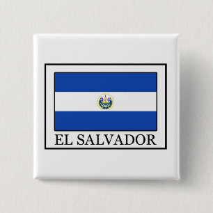 El Salvador 15 Cm Square Badge