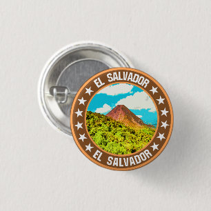 El Salvador 3 Cm Round Badge