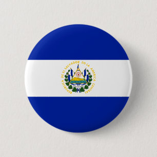 el salvador 6 cm round badge