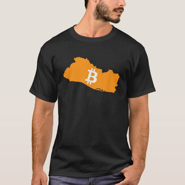 El Salvador Bitcoin BTC Currency Wallet App Legal  T-Shirt (Front)