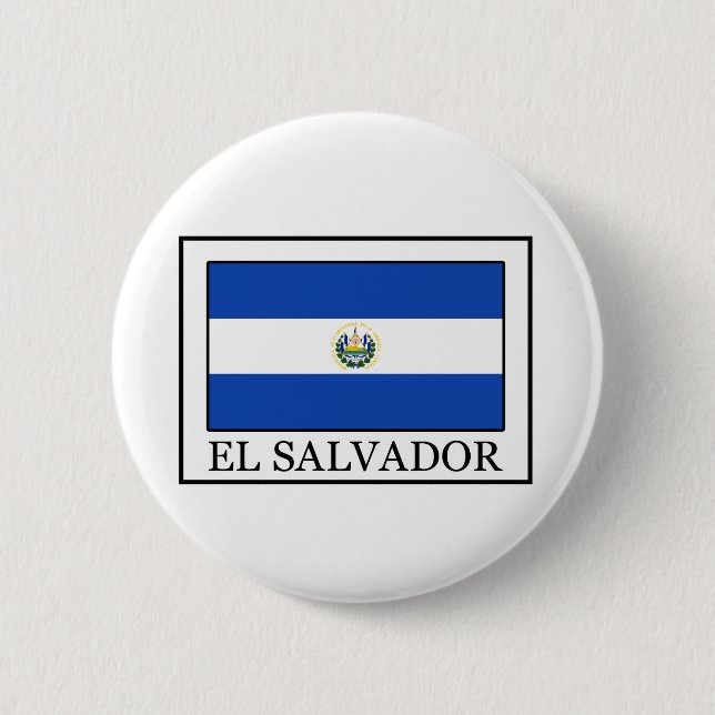 El Salvador button (Front)