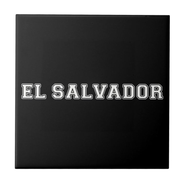 El Salvador Ceramic Tile (Front)