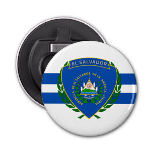 El Salvador Coat of Arms Bottle Opener