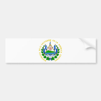 El Salvador Coat of Arms Bumper Sticker