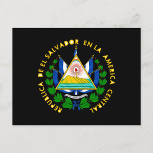 El Salvador Coat of Arms Postcard