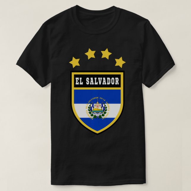 El Salvador  Coat of arms Tee Flag souvenir Pullov (Design Front)