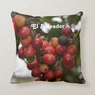 El Salvador Coffee Beans Cushion