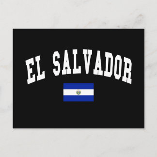 El Salvador College Style Postcard