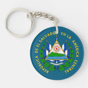 El Salvador country coat arms symbol emblem flag Key Ring