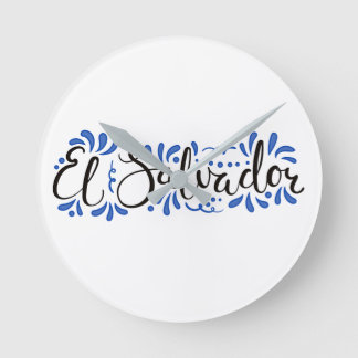 El Salvador Design Wall Clock