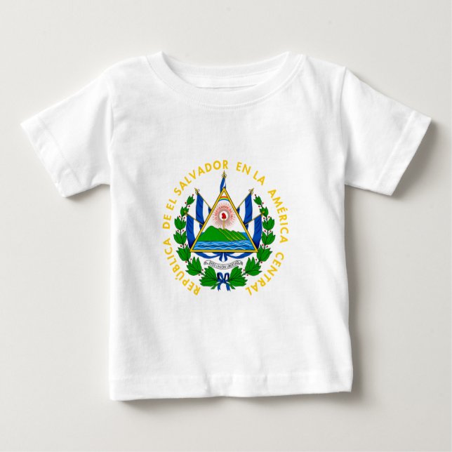 El Salvador - emblem/flag/coat of arms/symbol Baby T-Shirt (Front)