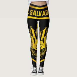 El Salvador Emblem Leggings