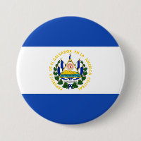 El Salvador Flag Button