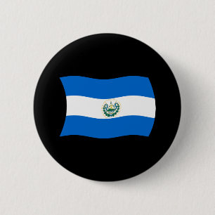 El Salvador Flag Button