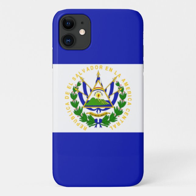 El Salvador flag Case-Mate iPhone Case (Back)