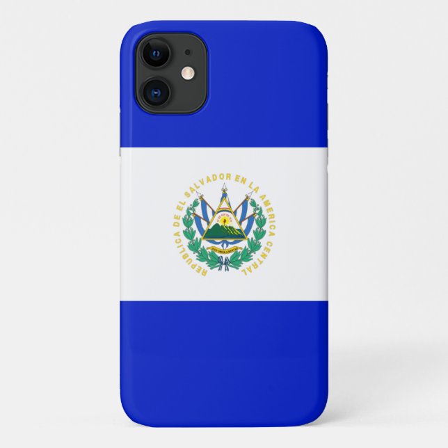 El Salvador flag Case-Mate iPhone Case (Back)