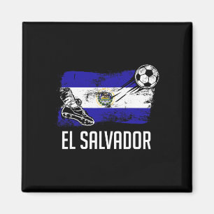 El Salvador Flag Jersey Salvadorean Soccer Team Sa Magnet